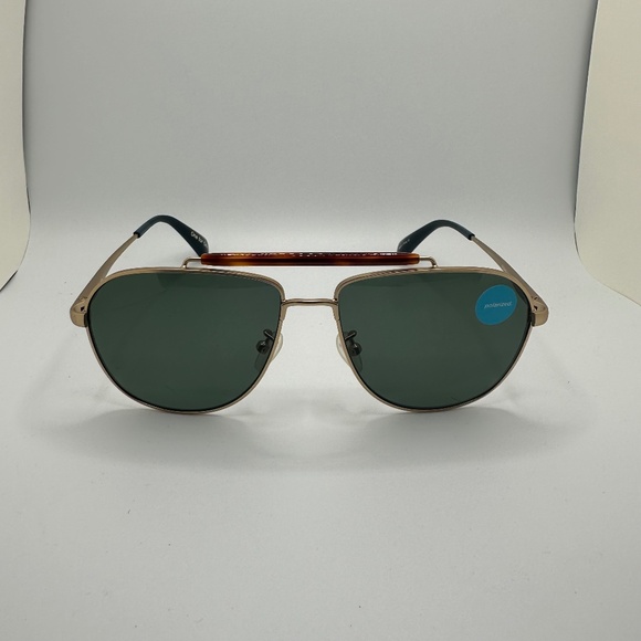 NWOT TOMS Sunglasses Polarized - Booker in Gold with Grey Lens